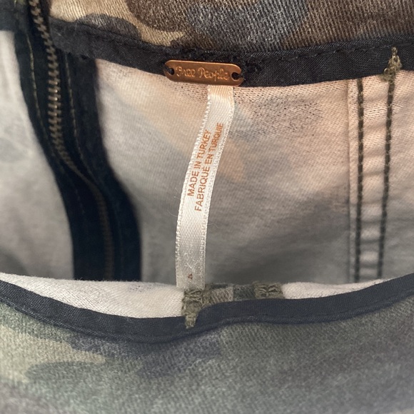 Free people camouflage skirt - Picture 2 of 4